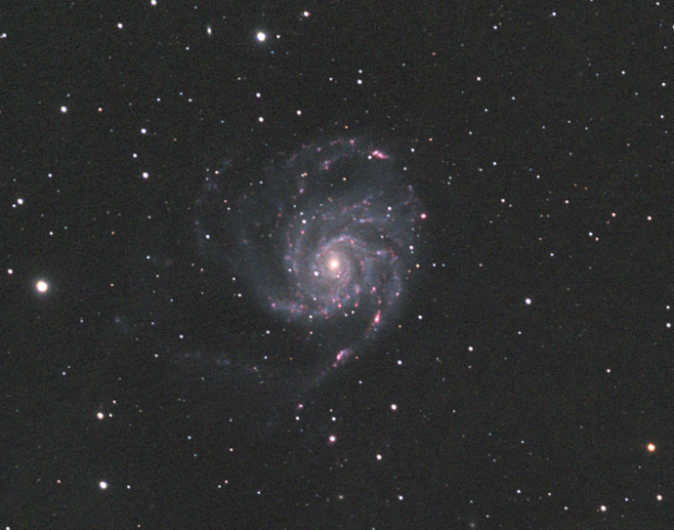 M101 HaLRGB final Closeup