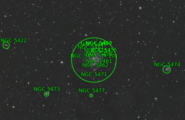 M101 widefield data crop